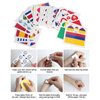 Autousa 30x Temporary Tattoos of Denmark Flag for International Competitions 2024 European Championship Football World Cup Face Waterproof Flags Stickers (30 Sheets)