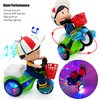 Tipmant Baby Toddler Electric Tricycle Toy Cartoon Motorcycle Vehicle Stunt Performance, Music, Lights, Kids Birthday Gifts (Boy)