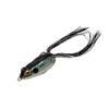 BOOYAH Pad Crasher Topwater Bass Fishing Hollow Body Frog Lure with Weedless Hooks, Shad Frog