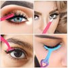 3pcs Lash Tweezers Set, Stainless Steel Eyelash Applicator Tool Gradient Color Eyelash Tweezers for False Lashes Eyelash Extension Tweezers for Classic Lashes False Lashes Makeup
