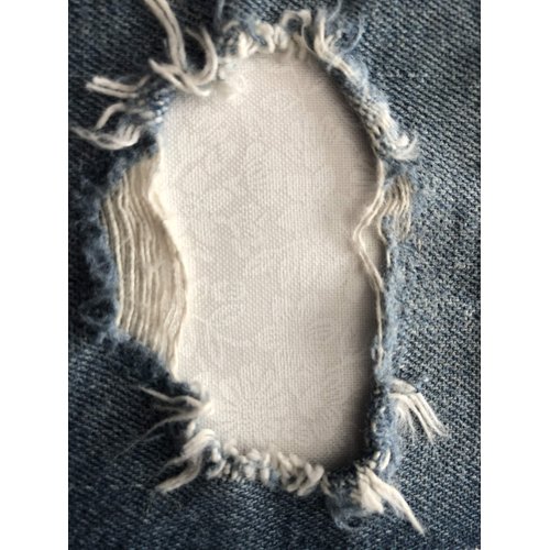 Buncha Bloomin in White Peek-A-Boo Iron ON Patches by Holey Patches in Assorted Sizes (3" x 5" Set of 2)