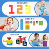 Magnetic Blocks Magworld Building Blocks Edition, STEM Educational Montessori Sensory Learning Toddlers Toys for 3 4 5 Year Old Boys Girls, Number Games 1-10, Birthday Gifts for 3-5 4-8 Year Old Kids