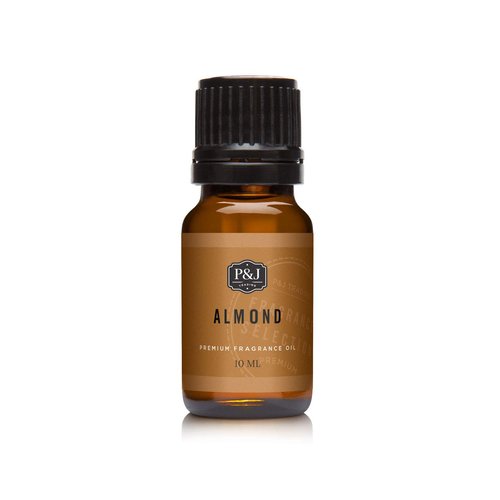 P&J Trading Fragrance Oil | Almond Oil 10ml - Candle Scents for Candle Making, Freshie Scents, Soap Making Supplies, Diffuser Oil Scents