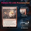 1200 Pack Card Sleeves Clear, Perfect Fit Inner Sleeves Ideal for Double-sleeving, Trading Card Sleeve Compatible with MTG, PKM, TCG and Gaming Cards (60 Microns)