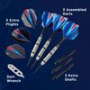 Viper by GLD Products Sidewinder 80% Tungsten Steel Tip Darts, 23 Grams,Black,23-1803-23