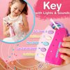 Alloytop Kids Makeup Kit for Girl: Cute Kids' Dress Up & Pretend Play Cosmetics Make up Purse Bag Toy Cell Phone Wallet Accessories Kit Gifts Princess Ages 6 7 8 9 10 11 12 Years Old