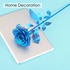 Piececool 3D Metal Puzzles Rose Flower Model Kits, Artificial Fake Flowers Metal Building Blocks DIY 3D Puzzle for Adults, for Father Mothers Valentines Day, 15Pcs