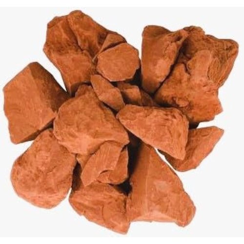 AEJESOP Red Clay, Edible Clay Chunks, Natural Clay, Organic Clay, Clay Mask, Natural Mud Mask - wt. 7 oz (200gm)