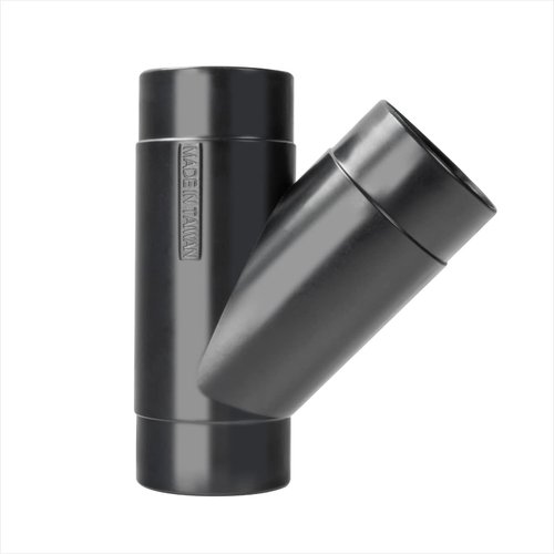 POWERTEC 2-1/2 Inch Y Fitting for 4 Inch Dust Collection Hose, 2 1/2 Inch Dust Collection Hose Connector Fittings for Dust Collection System, 1 pack (70179)