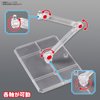 BANDAI SPIRITS Action Base 7 [Clear Color] Plastic Display Stand