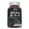 Amazing Muscle BCAA 2:1:1 1000 Mg | Pre-Workout Supplement | 400 Capsules | Non-GMO | Gluten-Free | Made in USA