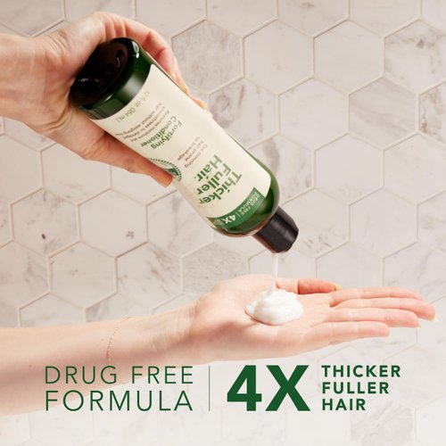 Thicker Fuller Hair Fortifying Conditioner - Moisturizing Conditioner for Women - Lightweight, Natural Formula - Hair Smoothing Conditioner - 12 oz