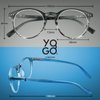 Yogo Vision Reading Glasses for Women Men Blue Light Blocking Reading Glasses Round Readers +1
