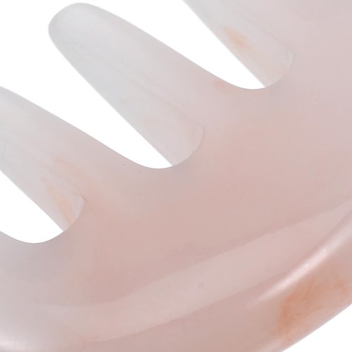 Beaupretty Hair Comb, Resin Scalp Massage Comb, Multi-Functional Hair Massager Comb for Scalp Care, Light color