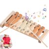 Ehome Xylophone, Baby Musical Instruments Montessori Musical Toys for Toddlers 1-3, Modern Boho Xylophone for Kids, Neutral Colors Percussion Instruments Set, Preschool Baby Musical Toys, Baby Gifts