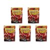 5 Packs Dragon Shield Matte Ruby Standard Size 100 ct Card Sleeves Value Bundle!