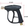 Sooprinse High Pressure Washer Gun 3000 PSI Max, Power Washer Short Gun with 1/4 Inch Quick Connector, M22-14