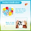 Cartoon Balloons Birthday Party Supplies Party Decorations Cow Print Sky Blue Cloud Balloons Arch Garland Kit for Kids Boys Girls Farm Themed Party Decor Favor