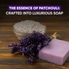 HERBOGANIC Patchouli Handmade Soap - Natural, Moisturizing Soap Bar for Soft and Smooth Skin with a Spa-Like Experience Pack of 1 (100g)