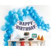 OZCZKZZ Happy Birthday Banner Baseball,Navy Blue,Baseball Birthday Party Decorations