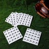 200 Pcs 8 Sheets Football Helmet Stickers Hatchet Award Decals 1-1/8 Inch Self Adhesive Hockey Stickers for Baseball Softball(Black on Clear)