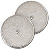 Aluminum Round Range Hood Filter, 9-1/2" Rd x 3/32" With Center Hole, Pack of 2