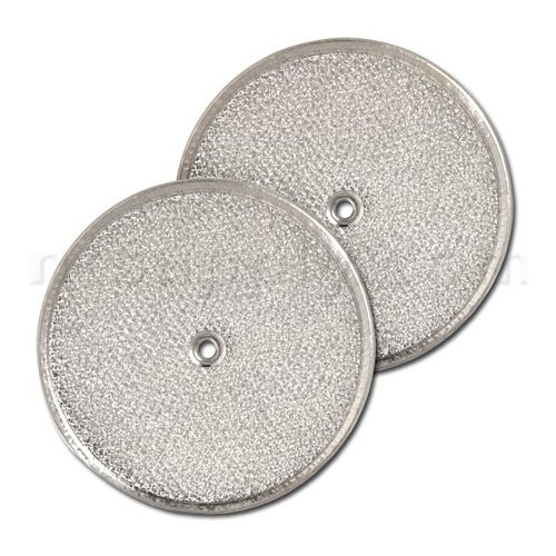 Aluminum Round Range Hood Filter, 9-1/2" Rd x 3/32" With Center Hole, Pack of 2