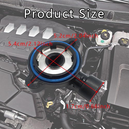 Throttle Position Sensor, TPS Sensor Compatible with Buick Century Cadillac Deville Chevy Express GMC Savana Oldsmobile Silhouette Pontiac Sunfire, Replaces OEM #17123855, 17123852, 213-912