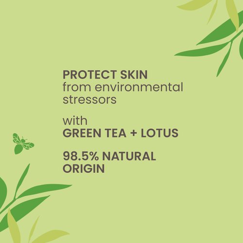 Burt's Bees Green Tea Face Serum, Protects & Improves Skin Tone with Antioxidant Rich Green Tea & Lotus, Naturally Brightening & Firming, Lightweight - Antioxidant Booster Serum (1 oz)