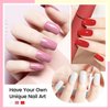 OpenLive Nail Polish Set 6 Colors Multi colour Quick Drying Nail Polish, Black White Red Pink Collection Gifts for Women