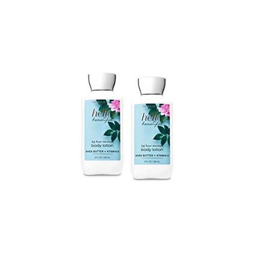 Bath and Body Works 2 Pack Hello Beautiful Super Smooth Body Lotion 8 Oz
