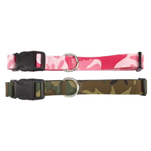 Guardian Gear Nylon Camo Dog Collar, Fits Necks 6" to 10", Green