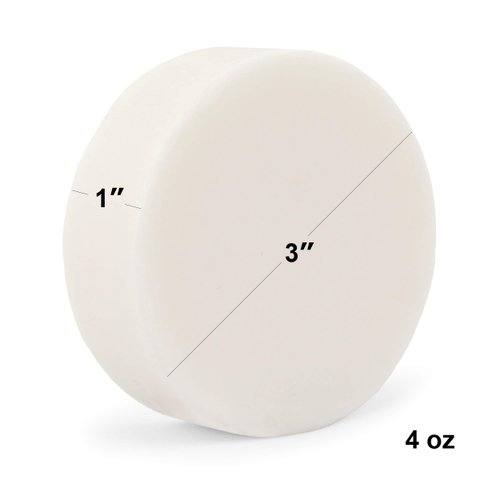 Men’s Soap Company Shaving Soap for Men and Women 4.0 oz Refill Puck Made With Natural Vegan Plant Ingredients - Shea Butter & Vitamin E Create Thick Shave Soap Lather for Skin Protection, Lavender