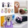 8 Pcs Nipper Protective Sleeves Cute Cat Paw Protective Covers Cute Animal Cuticle Scissors Cover Caps for Nail Nipper Tweezers etc