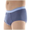 Wearever Incontinence Underwear for Men - Reusable & Washable Men's Bladder Control Briefs with Regular Absorbency - Leak Proof Underwear (Pack of 3) (Gray) (4XL)