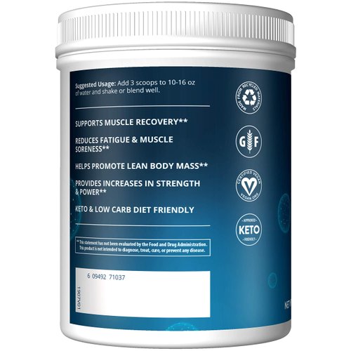 MRM BCAA+G RELOAD Post-Workout Recovery – Lemon, 840g - 60 Servings Per Container