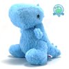 VANLINNY NEW Blue Dinosaur Stuffed Animal, Dinosaur Toy Gift for Kids Boys Girls, Dinosaur Party Favors, 9" Cute Soft Stuffed Dinosaur Plush Toy for Baby Shower, Xmas Birthday Gifts for 3 4 5 6 7