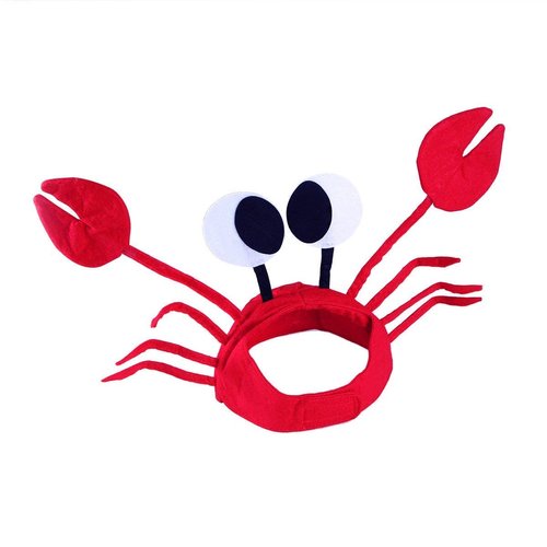 BinaryABC Halloween Party Costume Hat,Crab Hat Cap,Halloween Party Props,Halloween Christmas Party Decoration