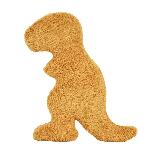 Isaacalyx Dino Nugget Pillow, 14 inch Soft Dinosaur Chicken Nuggets Pillow for Birthday Gifts, Dinosaur Theme Party Decorations (Tyran Rex, Small)
