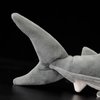 Tiny Heart Simulation Great White Shark Plush Toys, 23inch Soft Plush Great White Shark Stuffed Animal Dolls Cute Kids Birthday Gift Decorations Plush Toys