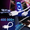 iPhone 16 Pro Max Charger Fast Charging, 30W iPhone 16 USB C Charger 10FT Extra Long Cord with iPhone Charger Block for iPhone 16 Pro/16 Pro Max/16 Plus/15 Pro/15 Pro Max/15 Plus/15, iPad, Galaxy S24