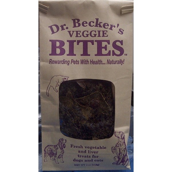 Dr Becker's Veggie Bites Dog & Cat Treats, 4 oz (113g)