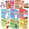 24 Sheets Snowman Stickers Make Your Own Stickers Party Favors Make A Snowman Stickers for Kids Party Favors,Classroom Rewards, Themed Art Craft Supplies (Snowman)