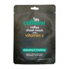 mCaffeine Coffee Sheet Mask with Vitamin C - Hydrating Face Masks with Hyaluronic Acid - Sun Protection - Dark Spot and Pigmentation Reduction - 1 pc