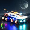 BrickBling LED Lighting Compatible with Lego City Command Rover and Crane Loader Outer Space Toy Building Set; Remote Control Version Light kit Compatible with Lego Crane Loader-No Model
