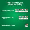 Advantage II Ferret Vet-Recommended Flea Treatment & Prevention | Ferret 1+ lbs. | 2-Month Supply