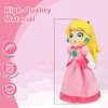KILATIVE Princess Peach Plush Toy Princess Peach Doll Collection Mario Plush Stuffed Animals Toys 11 Inch (Pink Sweet Gift for Mario Fans