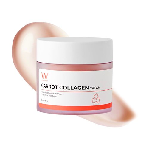 Wonjin Effect CARROT COLLAGEN CREAM 2.82 fl Oz, Moisturizer Face Cream, Day & Night Aging Care, Skin Care for Sagging Skin, Squalane, Adenosine, Niacinamide, Kbeauty