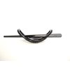 Generic Gold crystal art deco black acrylic hair slide stick clip barrette