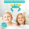 YUISTRE Crab Bubble Machine Bath Toy:Bath Bubble Maker,Blow Bubbles and Plays Children’s Songs,Bath Toys for Toddlers 1-3,Battery Operated (Azure)